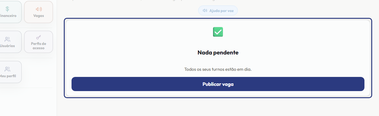 A tela do +Freela com o ponto de que o passo 4 fala em destaque