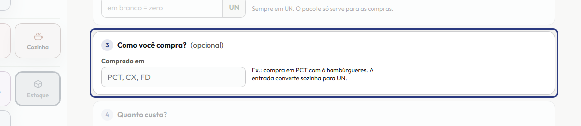 A tela do +Freela com o ponto de que o passo 4 fala em destaque