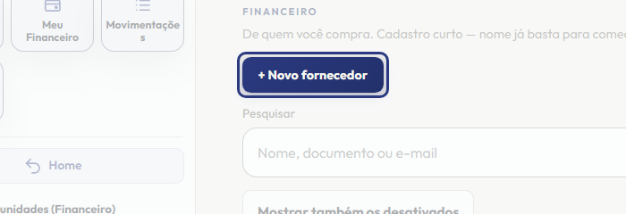 A tela do +Freela com o ponto de que o passo 3 fala em destaque