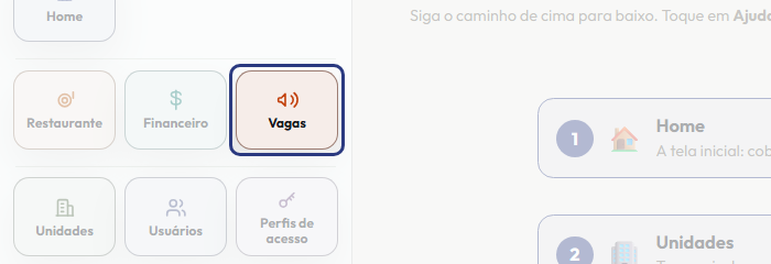 A tela do +Freela com o ponto de que o passo 4 fala em destaque
