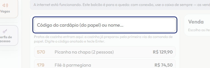 A tela do +Freela com o ponto de que o passo 5 fala em destaque