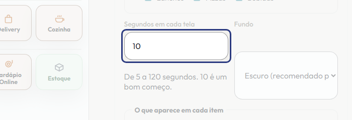 A tela do +Freela com o ponto de que o passo 5 fala em destaque