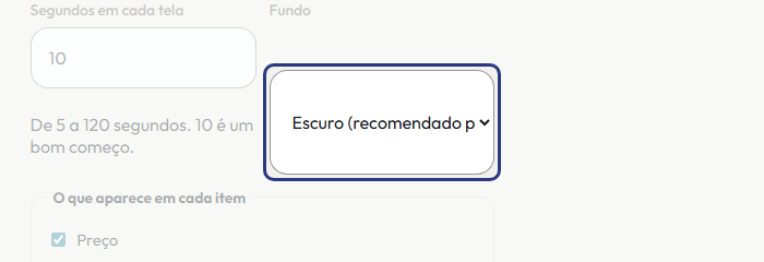 A tela do +Freela com o ponto de que o passo 6 fala em destaque
