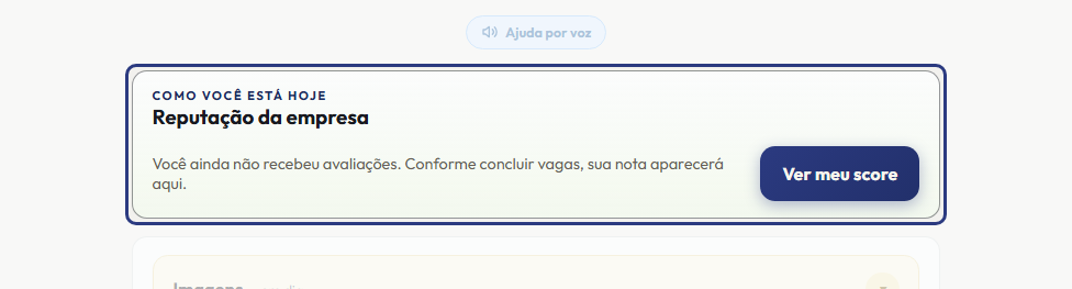 A tela do +Freela com o ponto de que o passo 2 fala em destaque