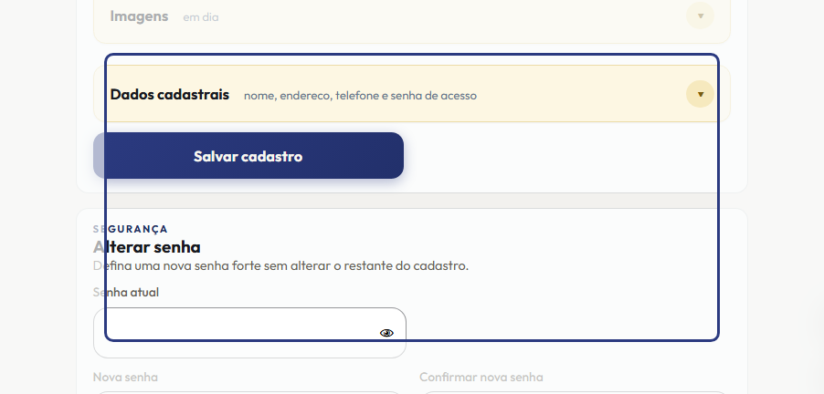 A tela do +Freela com o ponto de que o passo 4 fala em destaque