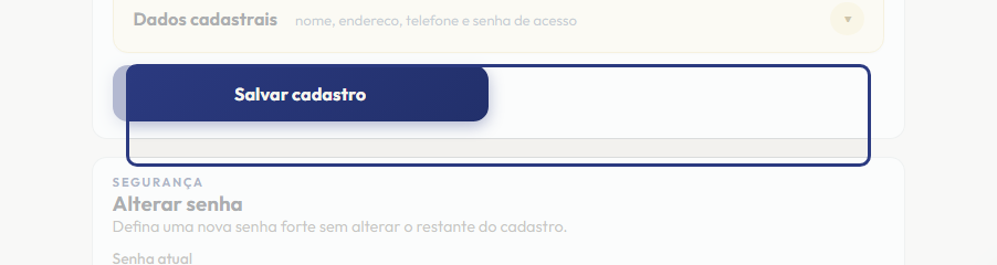 A tela do +Freela com o ponto de que o passo 5 fala em destaque