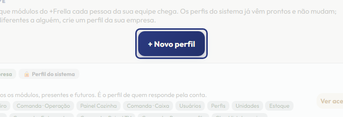 A tela do +Freela com o ponto de que o passo 2 fala em destaque