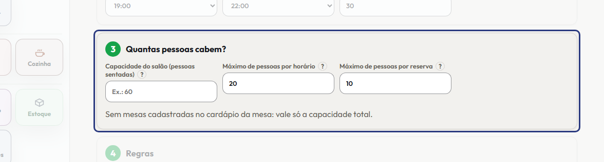 A tela do +Freela com o ponto de que o passo 3 fala em destaque