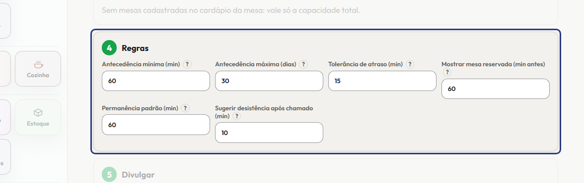 A tela do +Freela com o ponto de que o passo 4 fala em destaque