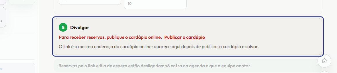 A tela do +Freela com o ponto de que o passo 5 fala em destaque