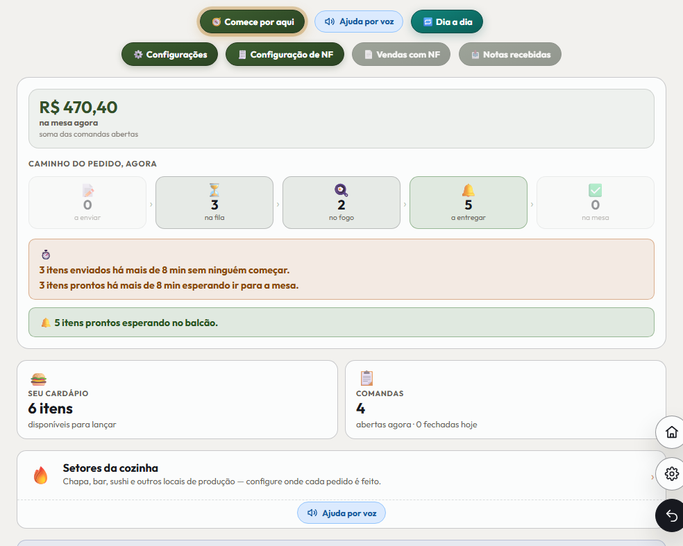 A tela do +Freela de que este passo fala, inteira