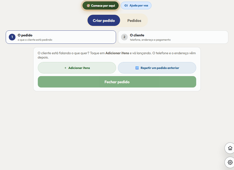 A tela do +Freela de que este passo fala, inteira