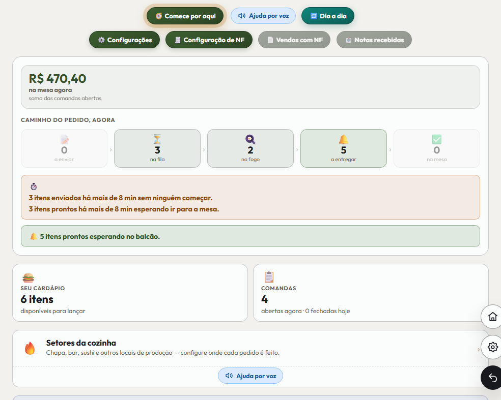 A tela do +Freela de que este passo fala, inteira