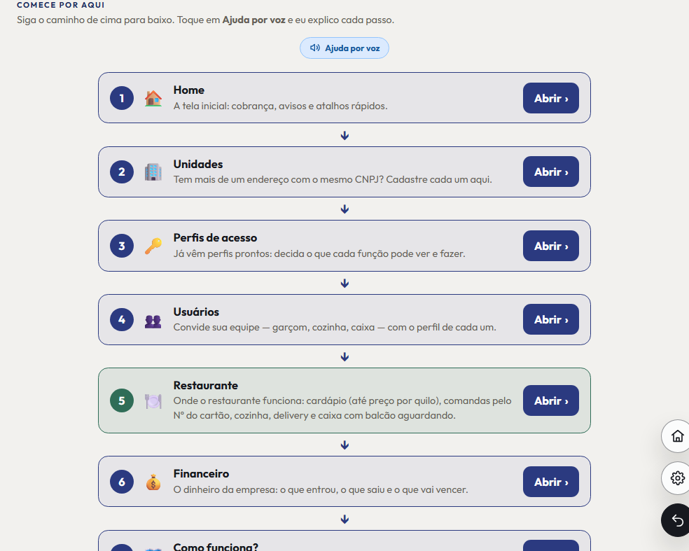 A tela do +Freela de que este passo fala, inteira