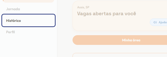 A tela do +Freela com o ponto de que o passo 5 fala em destaque