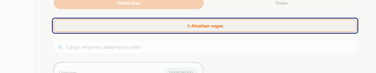 A tela do +Freela com o ponto de que o passo 7 fala em destaque