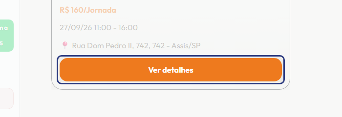 A tela do +Freela com o ponto de que o passo 10 fala em destaque