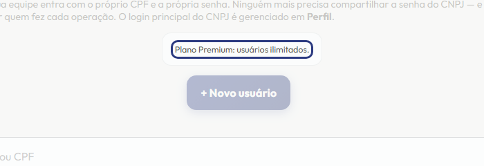 A tela do +Freela com o ponto de que o passo 2 fala em destaque